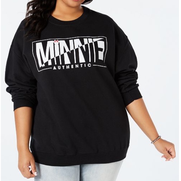 plus size minnie mouse sweatshirt